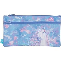 SPENCIL PENCIL CASE RECTANGLE FABRIC 34x17cm Rainbow Unicorn